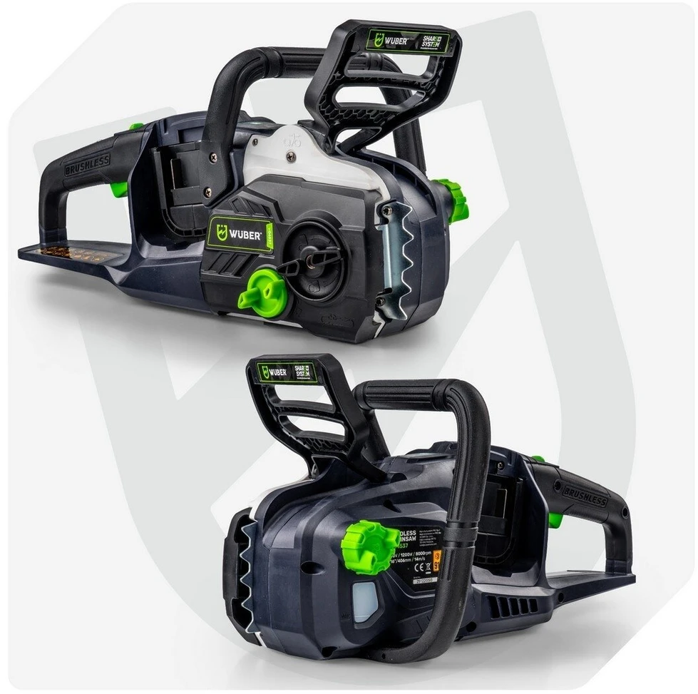 Akumuliatorinis grandininis pjūklas WUBER W04537, 40V 16", be akumuliatoriaus