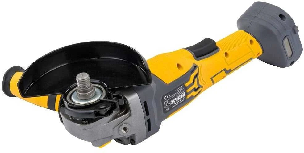 Akumuliatorinis kampinis šlifuoklis PowerMat, 21V Li-ion 125mm