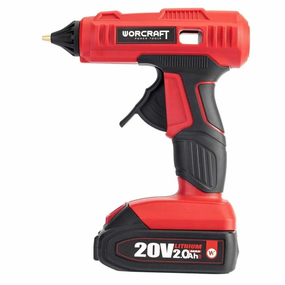 Akumuliatorinis klijų pistoletas Worcraft 20V LI-ION