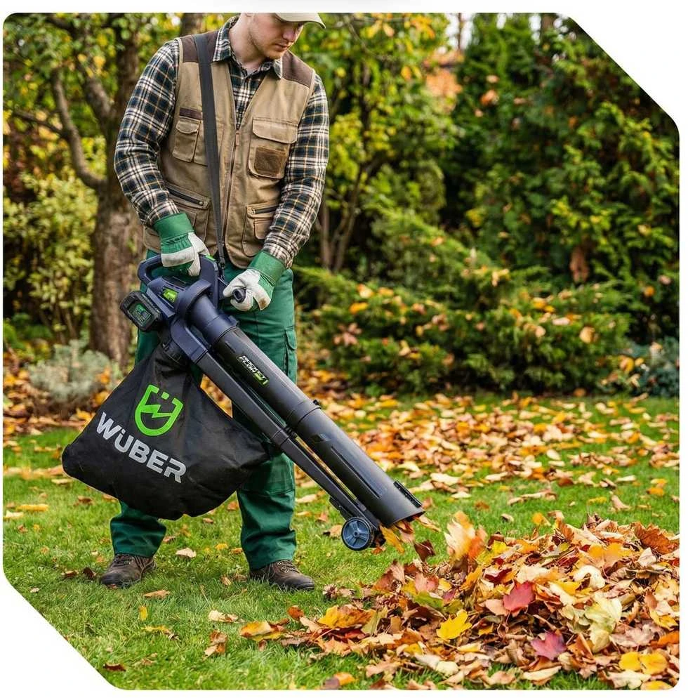 Akumuliatorinis lapų pūstuvas/siurblys Wuber W04403, 40V, be akumuliatorių