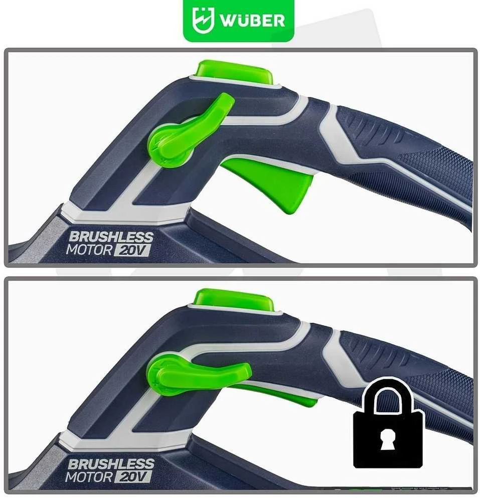 Akumuliatorinis lapų pūstuvas Wuber W04402, 40V, be akumuliatorių