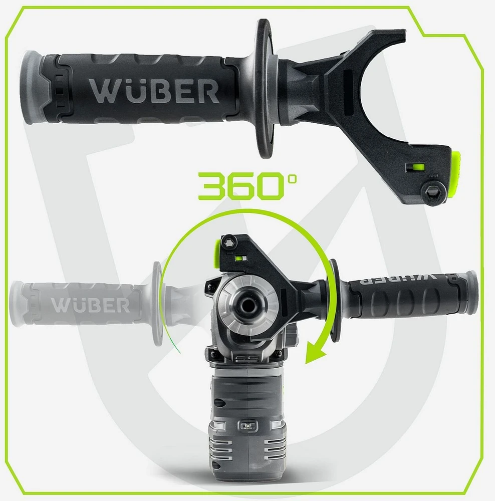 Akumuliatorinis perforatorius Wuber 20V, SDS-plus 2,8 J (be akumuliatoriaus ir įkroviklio)