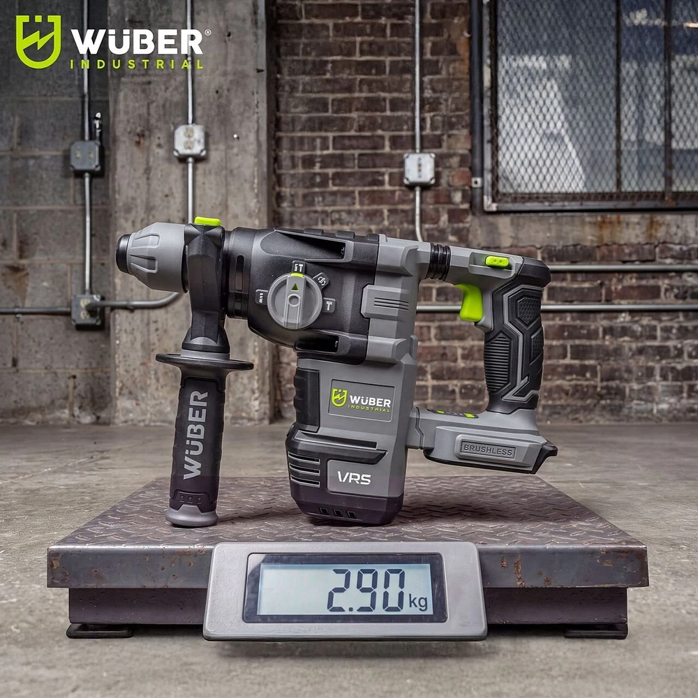 Akumuliatorinis perforatorius Wuber 20V, SDS-plus 2,8 J (be akumuliatoriaus ir įkroviklio)