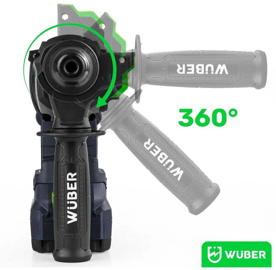 Akumuliatorinis perforatorius Wuber W04530 20V, 2.0Ah