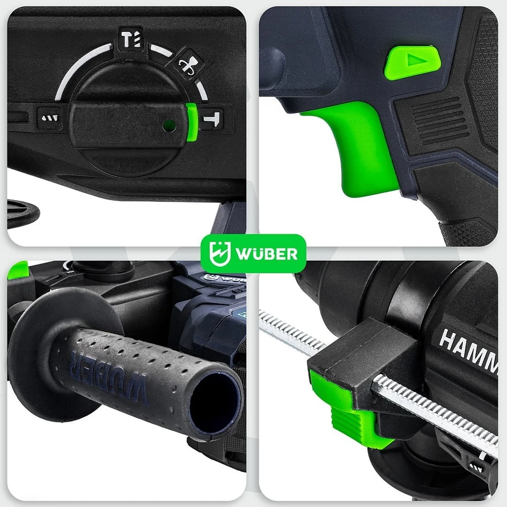 Akumuliatorinis perforatorius Wuber W04531 20V, (be akumuliatoriaus ir įkroviklio)