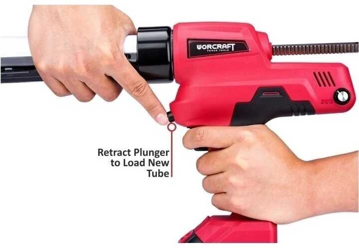 Akumuliatorinis pistoletas hermetikams Worcraft 20V LI-ION