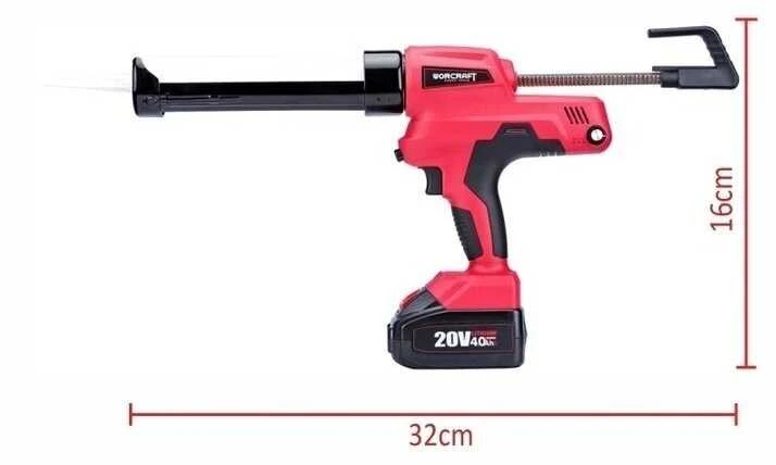 Akumuliatorinis pistoletas hermetikams Worcraft 20V LI-ION