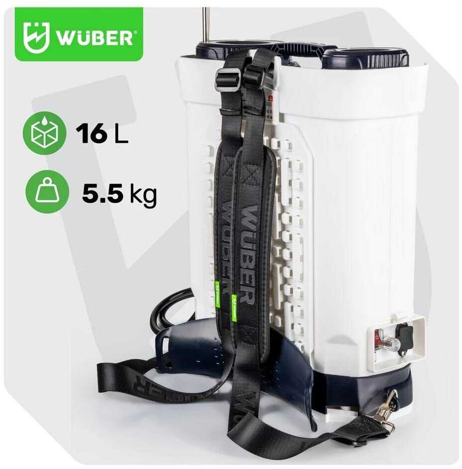 Akumuliatorinis purkštuvas Wuber, 16L