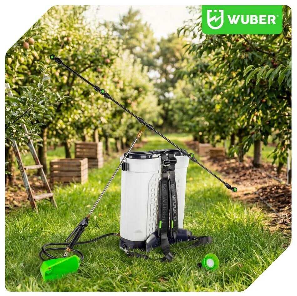 Akumuliatorinis purkštuvas Wuber, 16L