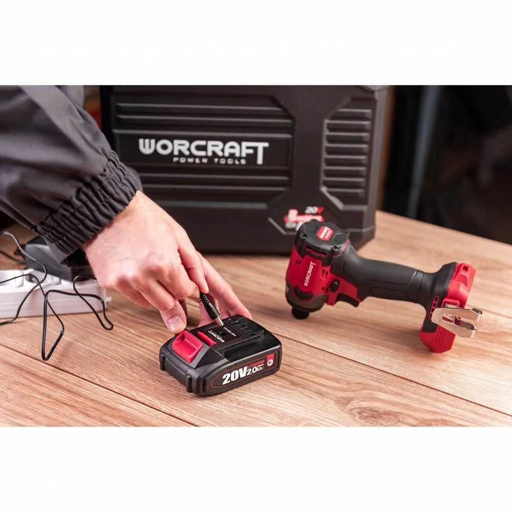 Smūginis suktuvas Worcraft CIS?S20LiBM-260; 20 V; 1x2,0 Ah akum.