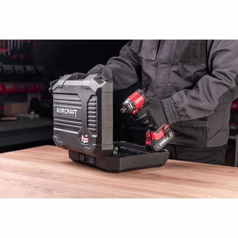 Smūginis suktuvas Worcraft CIS?S20LiBM-260; 20 V; 1x2,0 Ah akum.