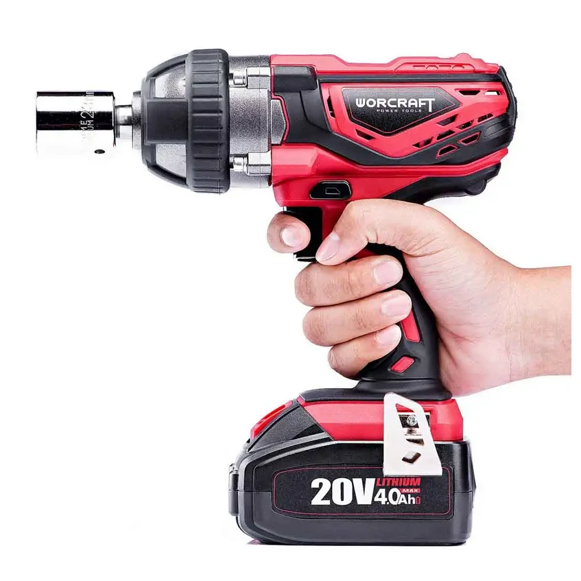Akumuliatorinis smūginis veržliasukis Worcraft 20V LI-ION