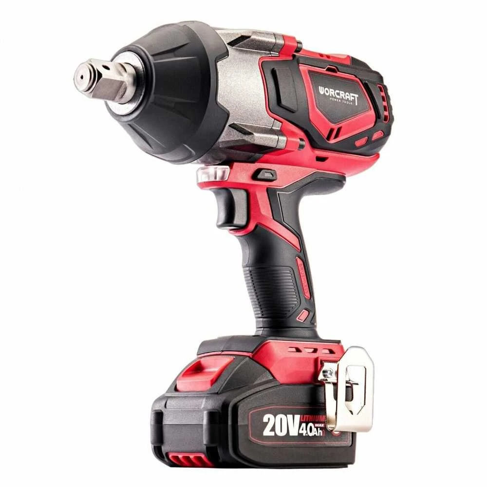 Akumuliatorinis smūginis veržliasukis Worcraft 3/4'' 1800Nm 20V LI-ION (XCUBE dėžė)