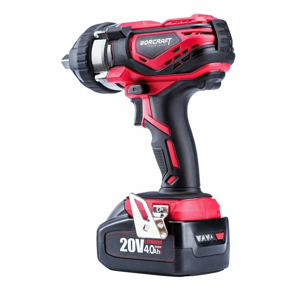 Akumuliatorinis smūginis veržliasukis Worcraft 20V LI-ION