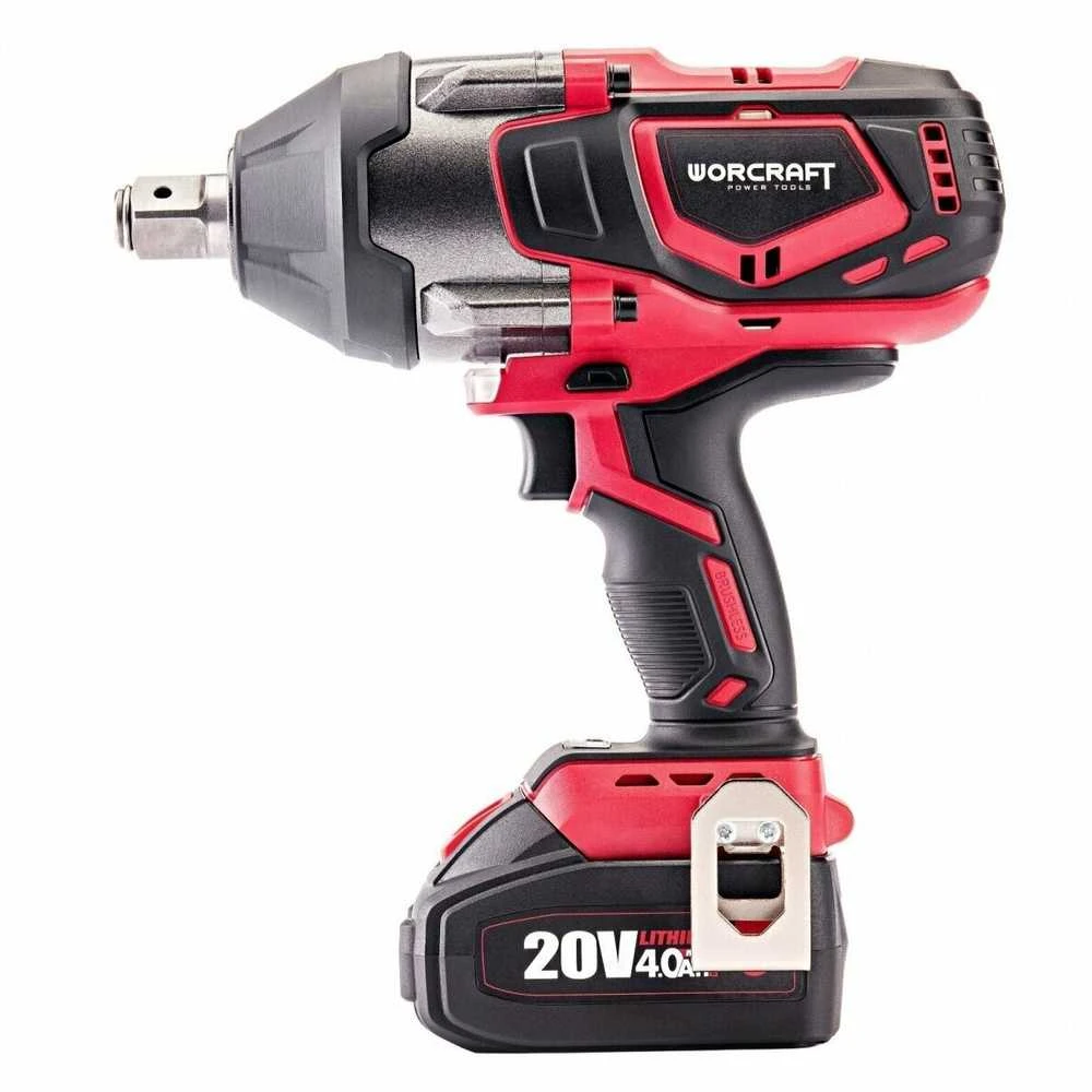 Akumuliatorinis smūginis veržliasukis Worcraft 3/4'' 1800Nm 20V LI-ION (XCUBE dėžė)
