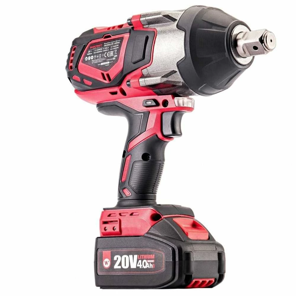 Akumuliatorinis smūginis veržliasukis Worcraft 3/4'' 1800Nm 20V LI-ION (XCUBE dėžė)