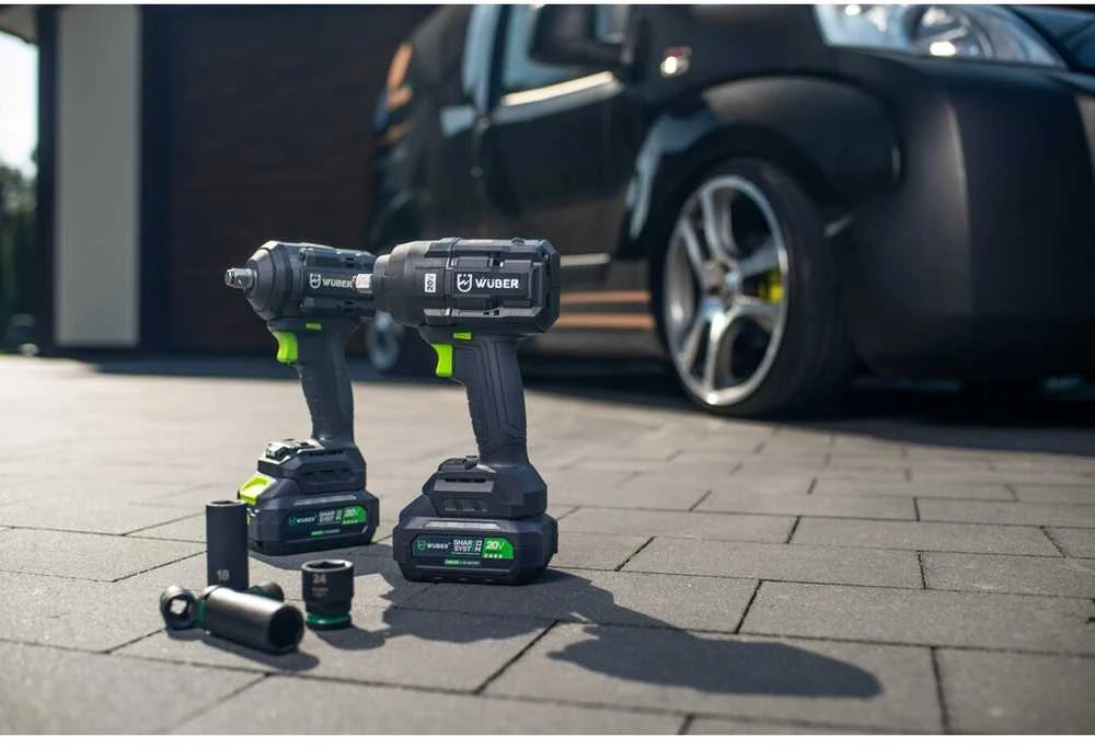 Akumuliatorinis smūginis veržliasukis Wuber W04602, 20V, 600 Nm