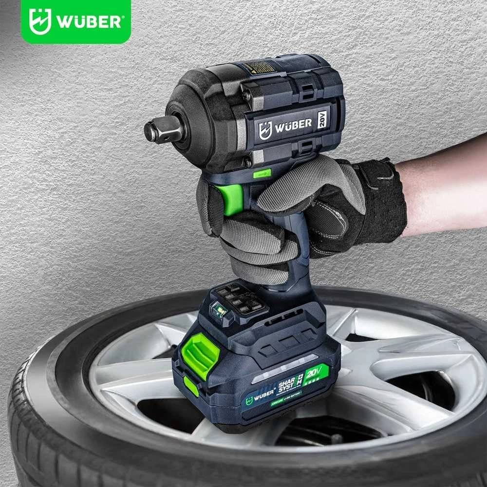 Akumuliatorinis smūginis veržliasukis Wuber W04602, 20V, 600 Nm
