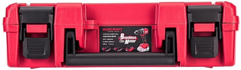 Akumuliatorinis suktuvas-gręžtuvas su kalimu WORCRAFT 20V LI-ION, 2x2.0Ah