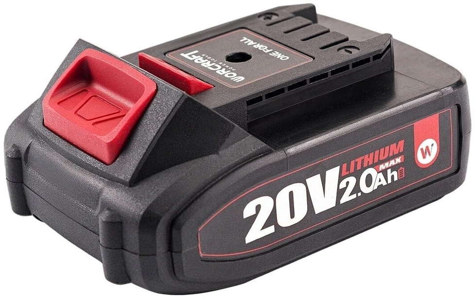 Akumuliatorinis suktuvas-gręžtuvas Worcraft su kalimu 20V LI-ION ir priedais 78 vnt., 2x2.0Ah