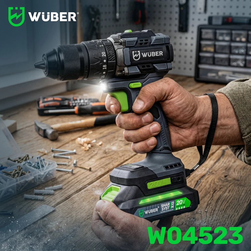Akumuliatorinis suktuvas Wuber 20V Li-ion Brushless (Be akumuliatoriaus ir įkroviklio)