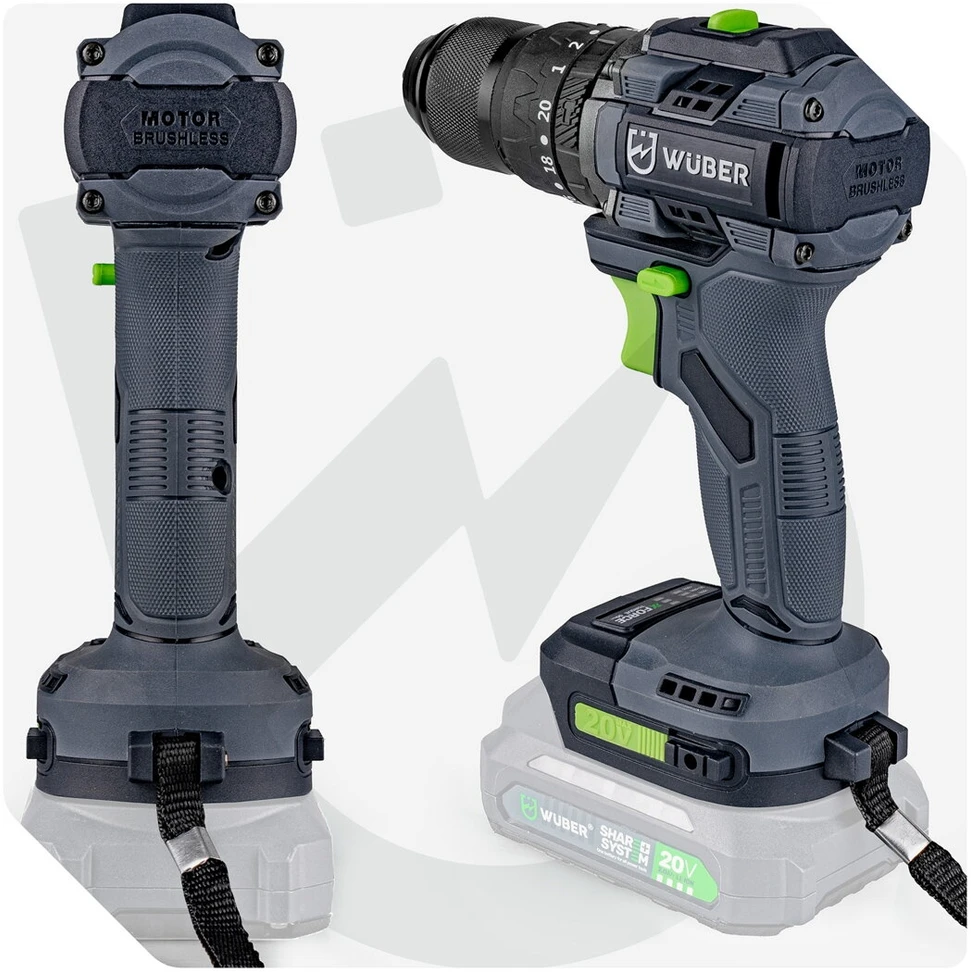 Akumuliatorinis suktuvas Wuber 20V Li-ion Brushless (Be akumuliatoriaus ir įkroviklio)