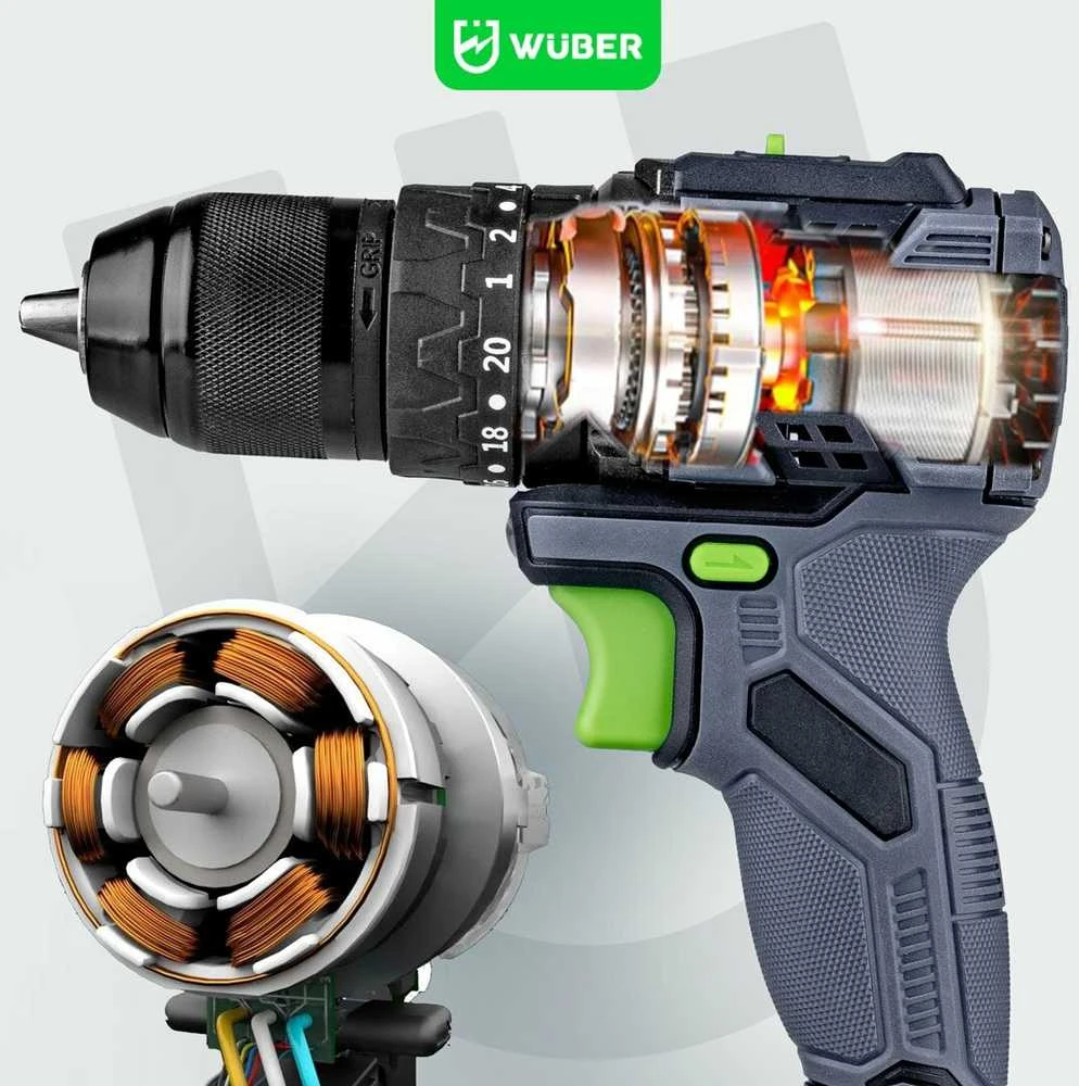 Akumuliatorinis suktuvas Wuber 20V Li-ion Brushless