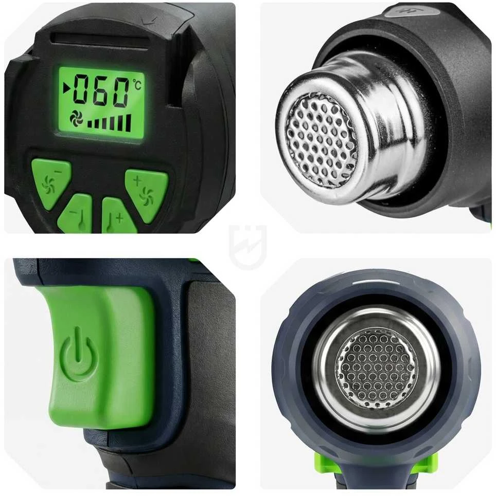 Akumuliatorinis techninis fenas Wuber 20V LCD, be akumuliatoriaus ir įkroviklio