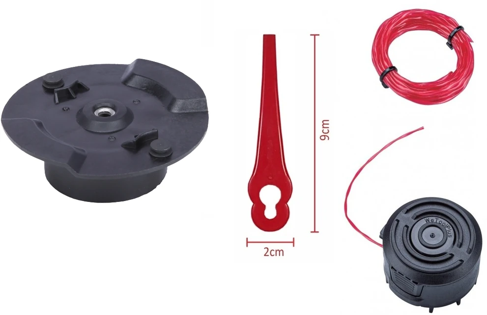 Akumuliatorinis trimeris WORCRAFT 20V LI-ION