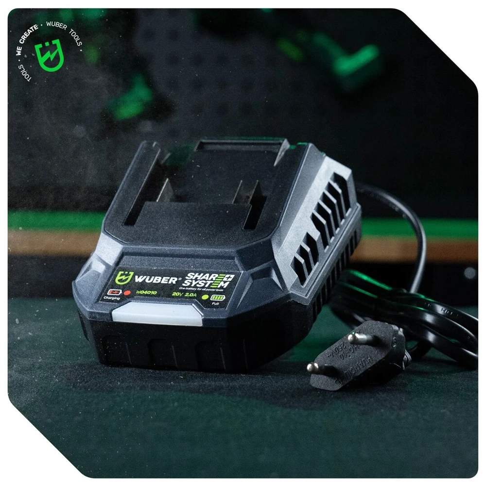 Akumuliatorių įkroviklis Wuber W04010, 21 V