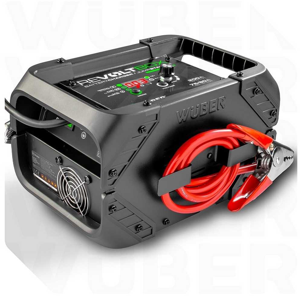Automatinis akumuliatoriaus įkroviklis su paleidimo funkcija Wuber W14016, 200A