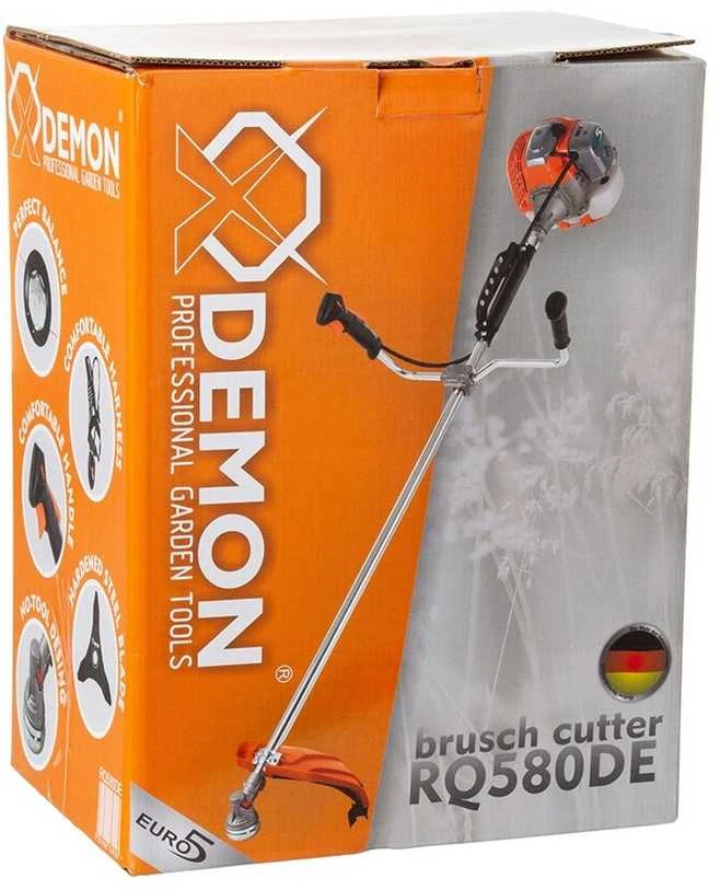 Benzininė žoliapjovė, krūmapjovė DEMON RQ580DE 1,4kW