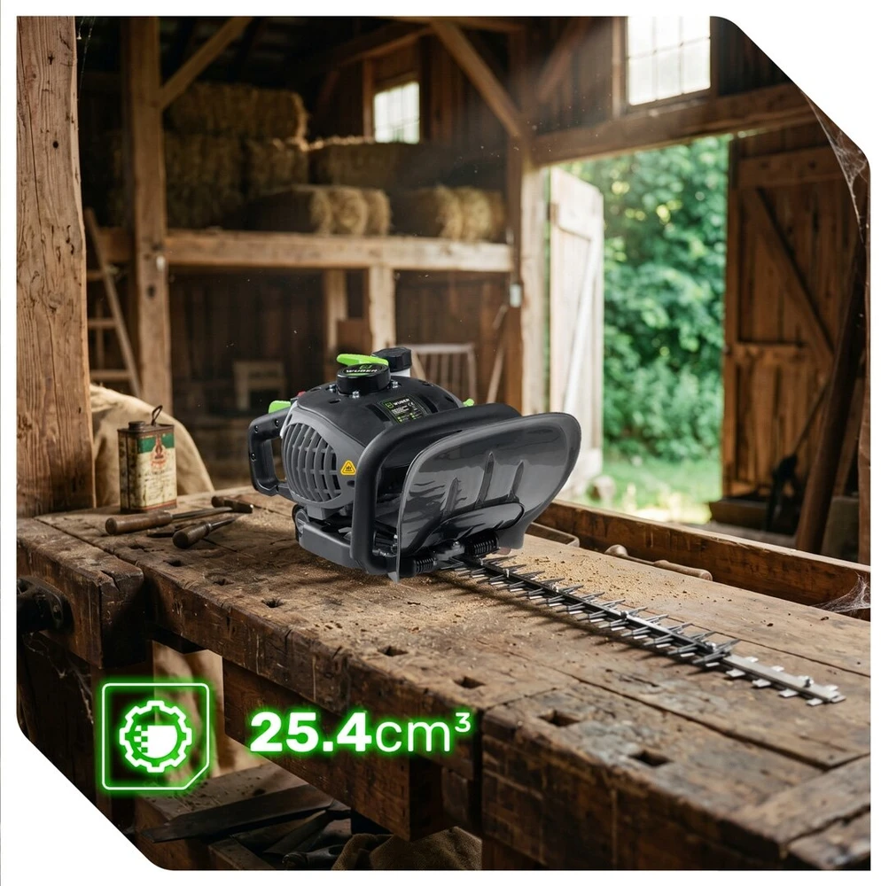 Benzininės gyvatvorių žirklės Wuber 750W