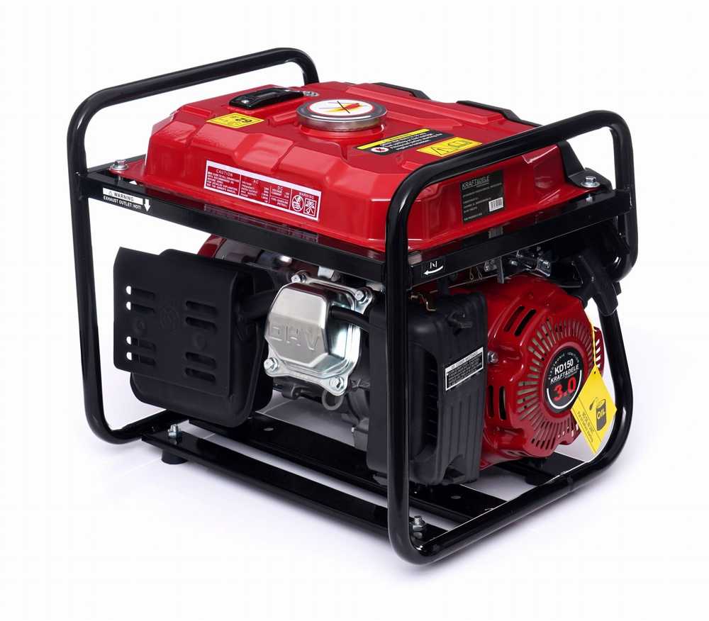 Benzininis elektros generatorius Kraft & Dele KD150, 1500W 12V/230V