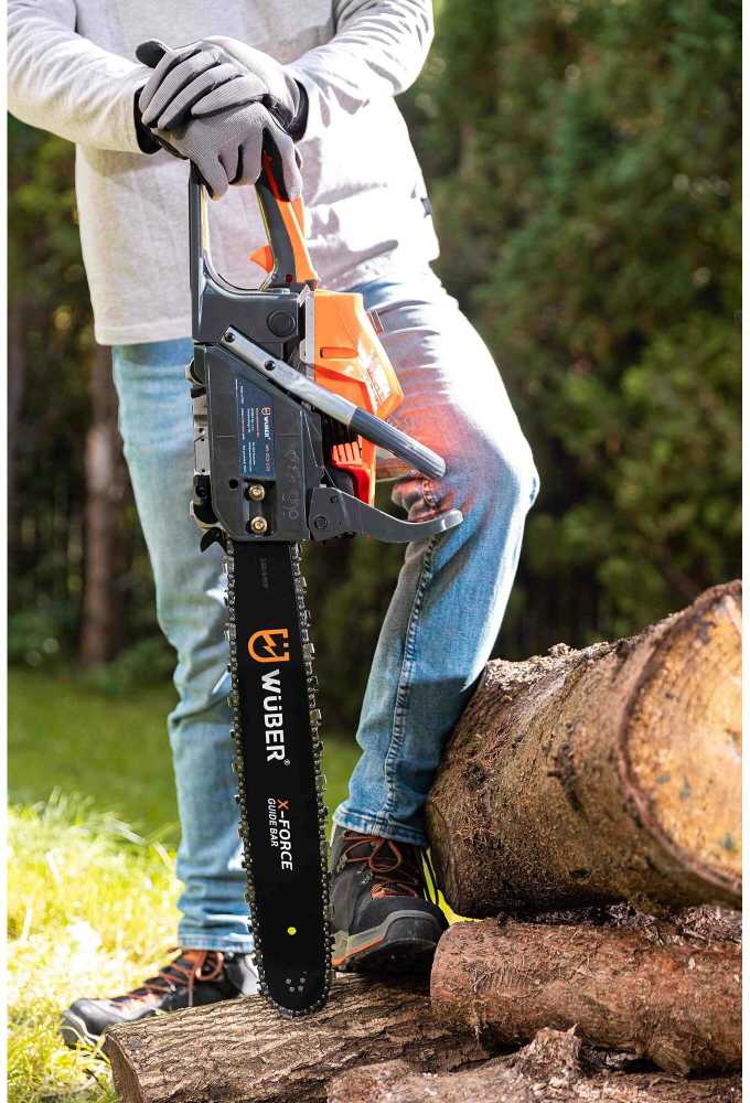 Benzininis grandininis pjūklas WUBER 16"-18" 3,8 kW/5,2AG