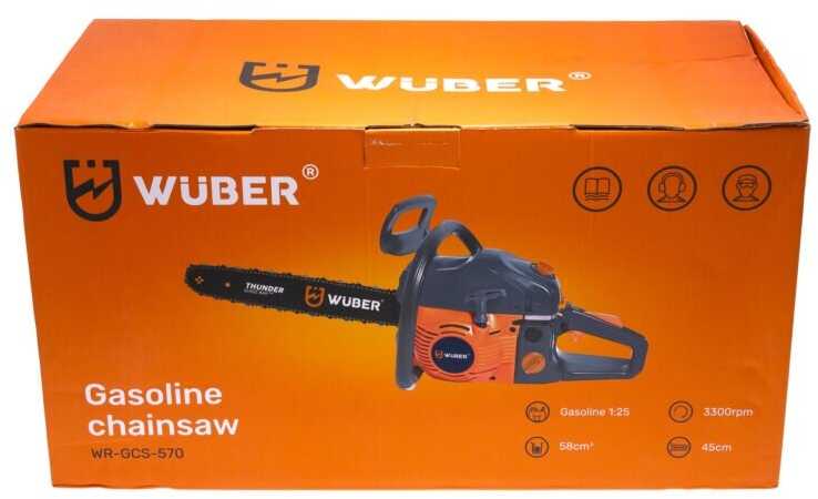 Benzininis grandininis pjūklas WUBER 16"-18" 3,8 kW/5,2AG