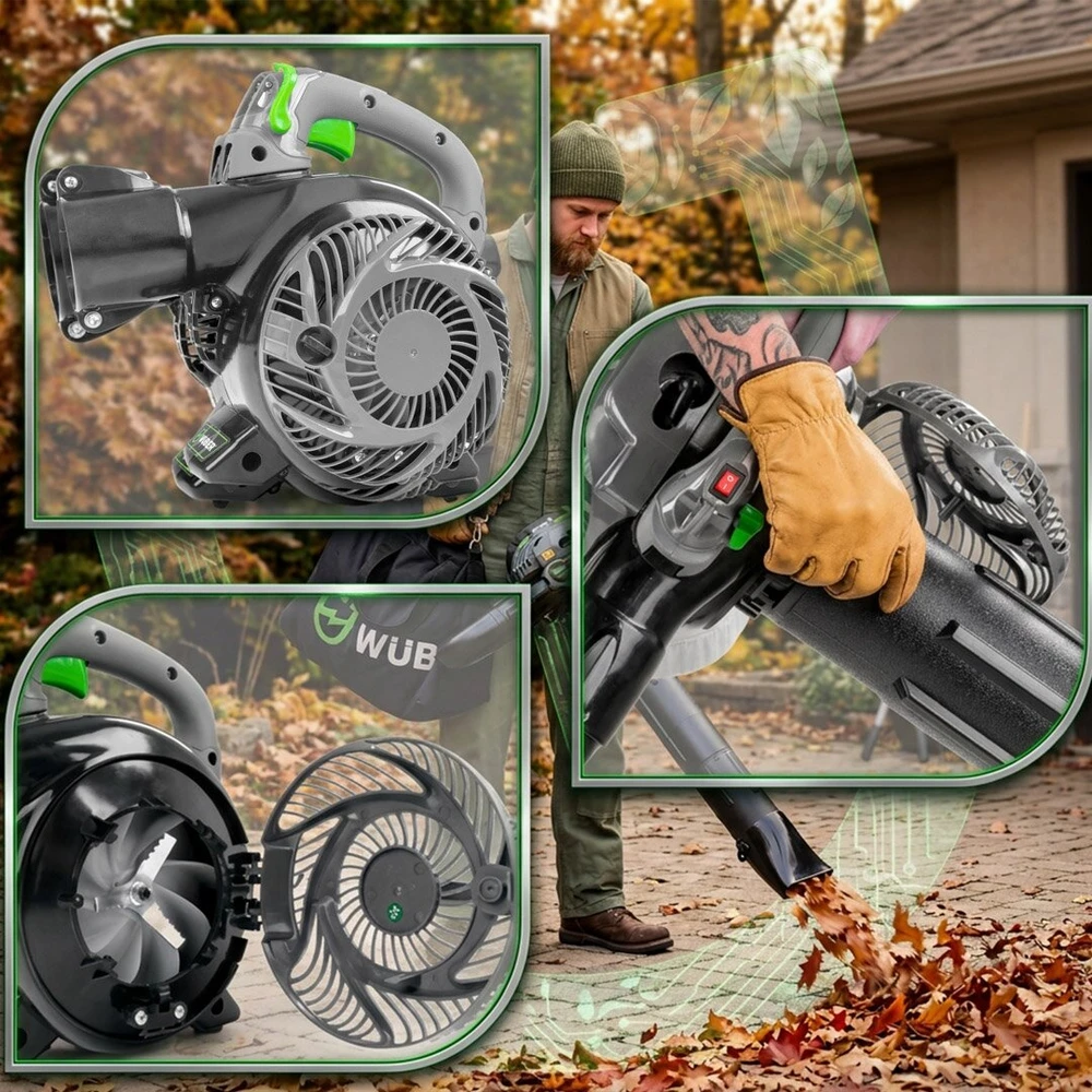 Benzininis lapų pūstuvas/siurblys WUBER W43437