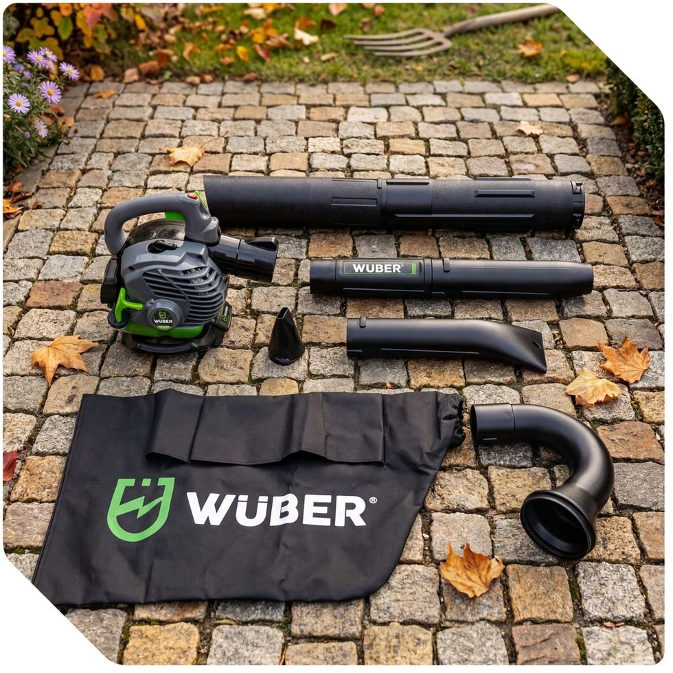 Benzininis lapų pūstuvas/siurblys WUBER W43437
