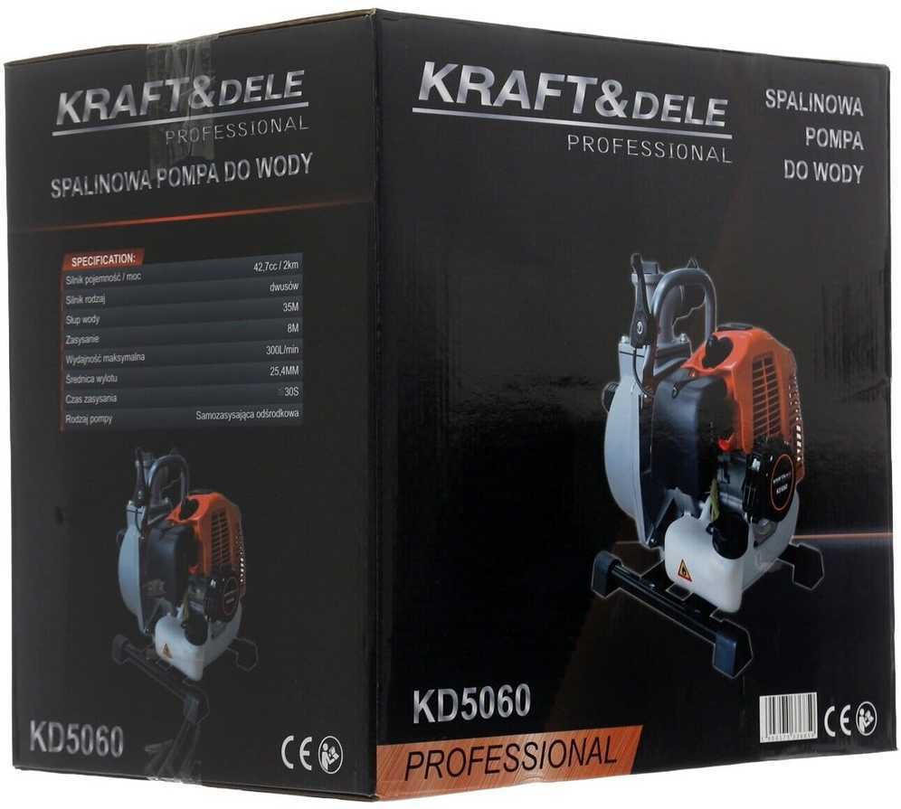 KRAFT & DELE Benzininis vandens siurblys Kraft&Dele KD5060