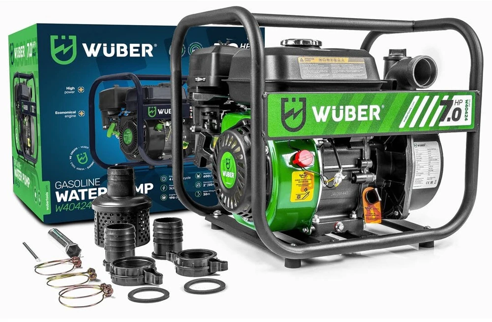 Benzininis vandens siurblys Wuber, 7 AG