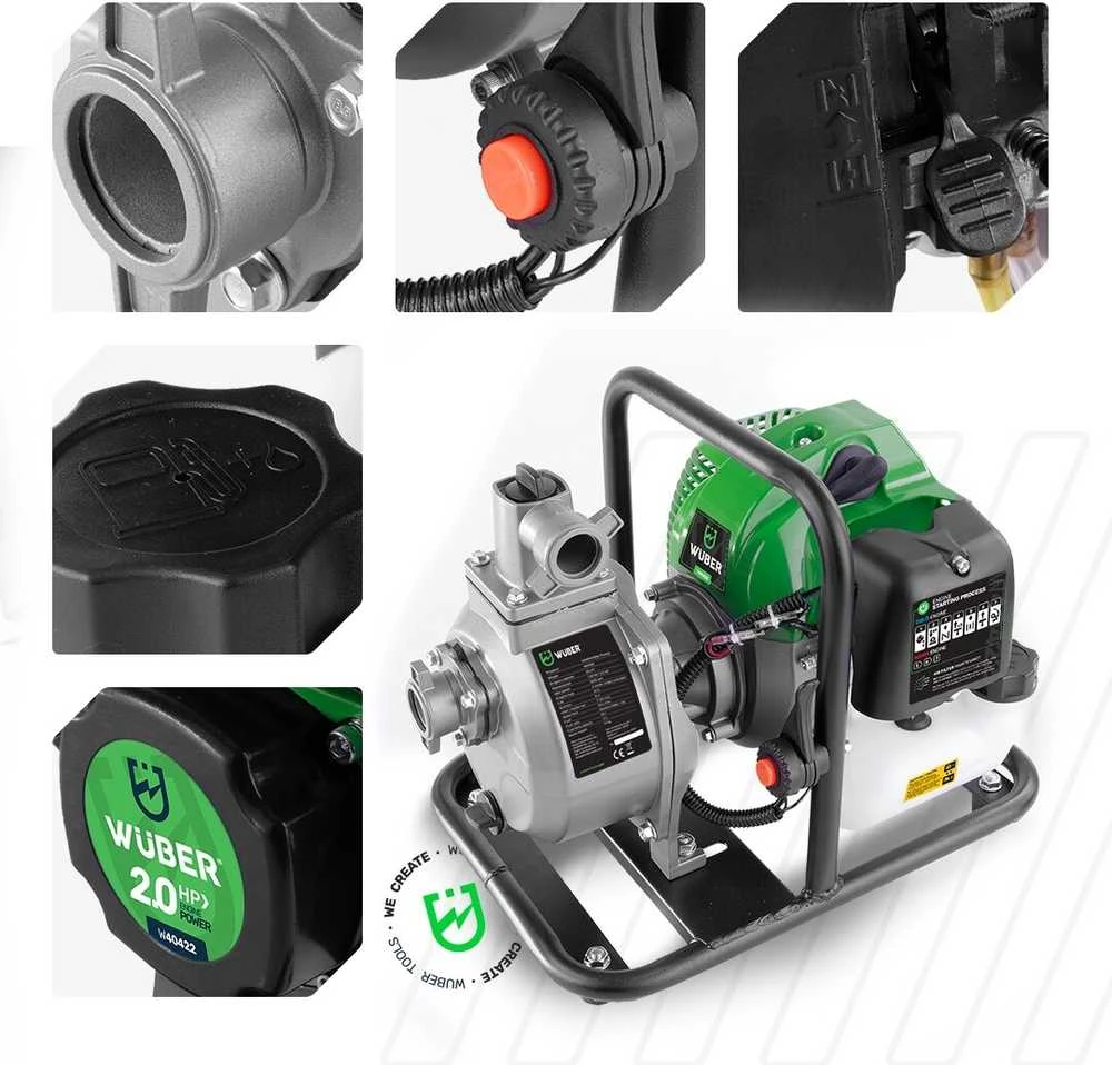 Benzininis vandens siurblys Wuber W40422, 2 AG