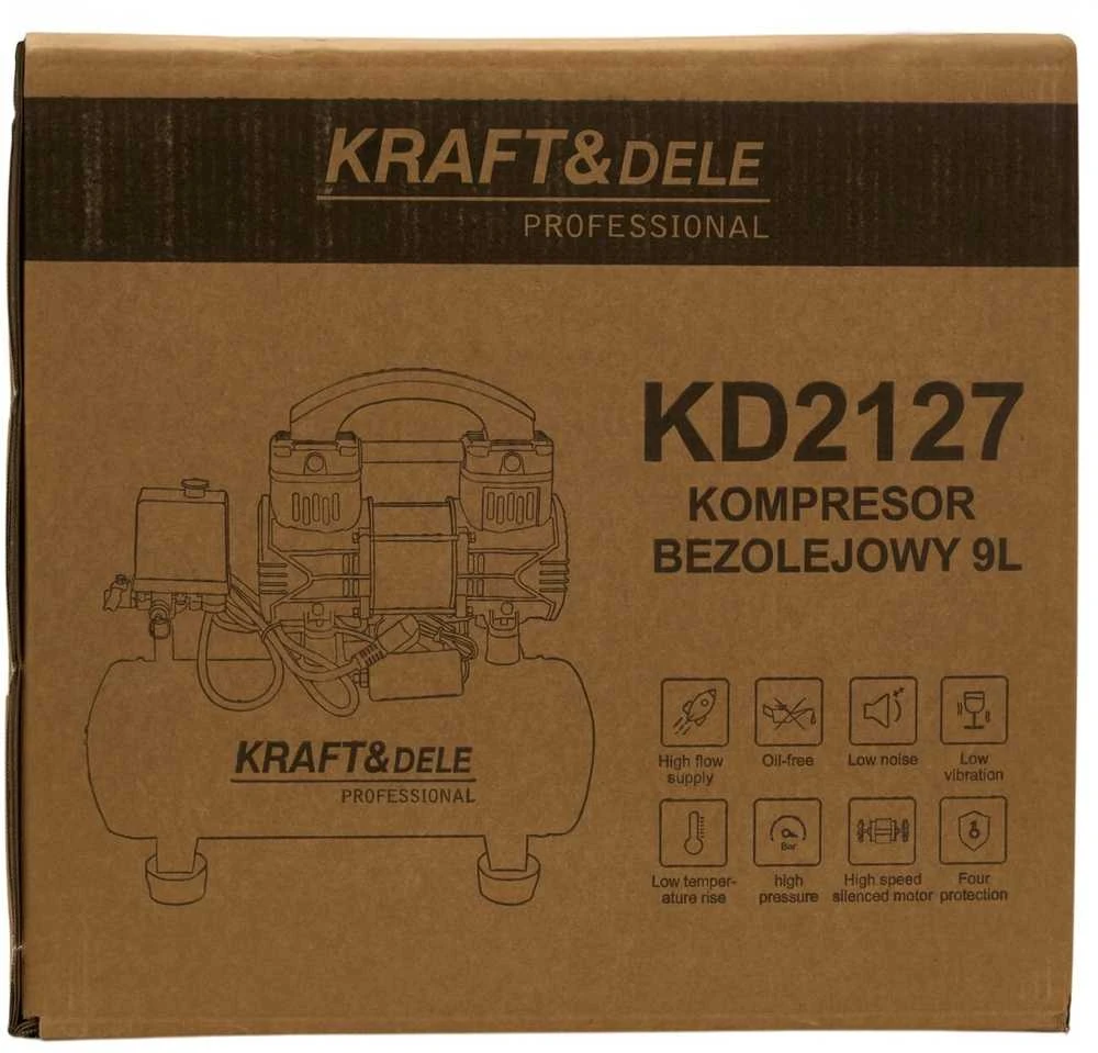 KRAFT & DELE Betepalinis oro kompresorius Kraft&Dele KD2127, 155 l/min