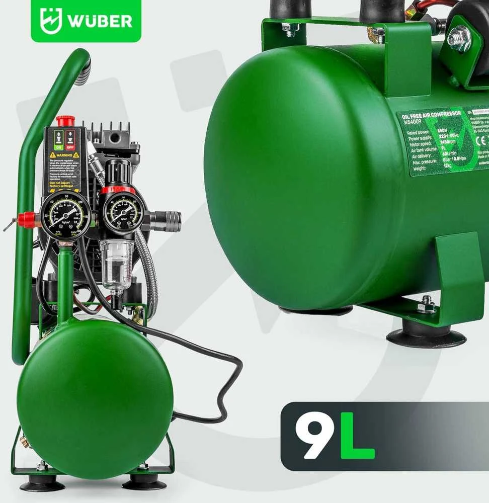 Betepalinis oro kompresorius Wuber W54009, 9L