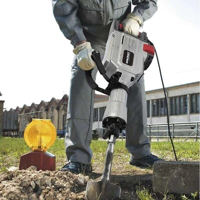 Betono atskėlimo plaktukas-kūjis Worcraft 1700W 50J