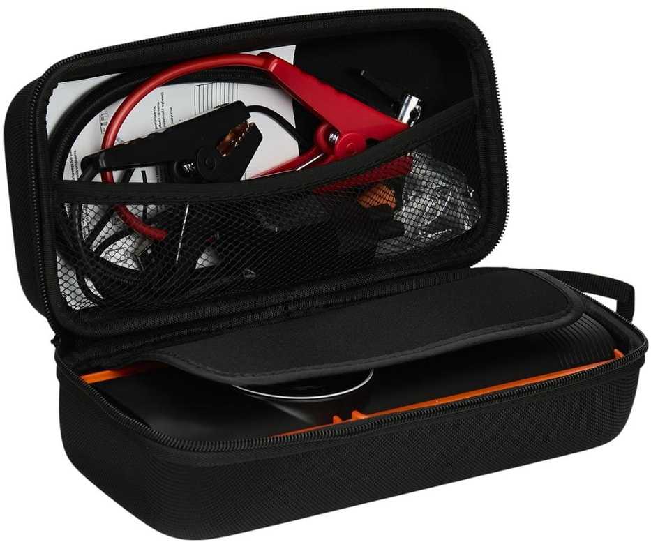 Daugiafunkcinis įkroviklis-paleidėjas su kompresoriumi ir LED žibintu Kraft & Dele KD5492, 1200A, 12 V, 10000 mAh