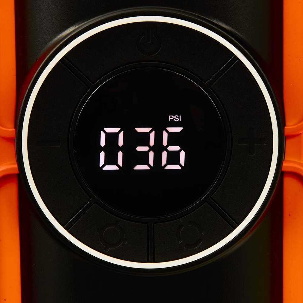 Daugiafunkcinis įkroviklis-paleidėjas su kompresoriumi ir LED žibintu Kraft & Dele KD5492, 1200A, 12 V, 10000 mAh
