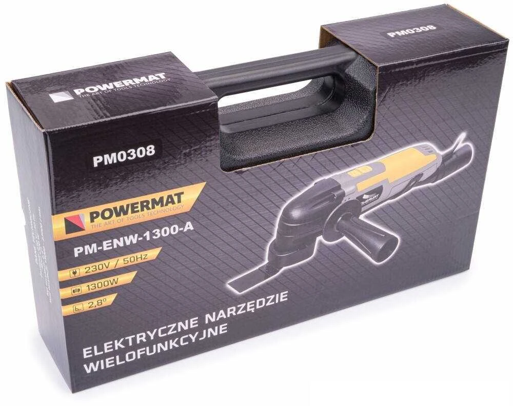 Daugiafunkcis įrankis / renovatorius / šlifuoklis POWERMAT PM-ENW-1300-A