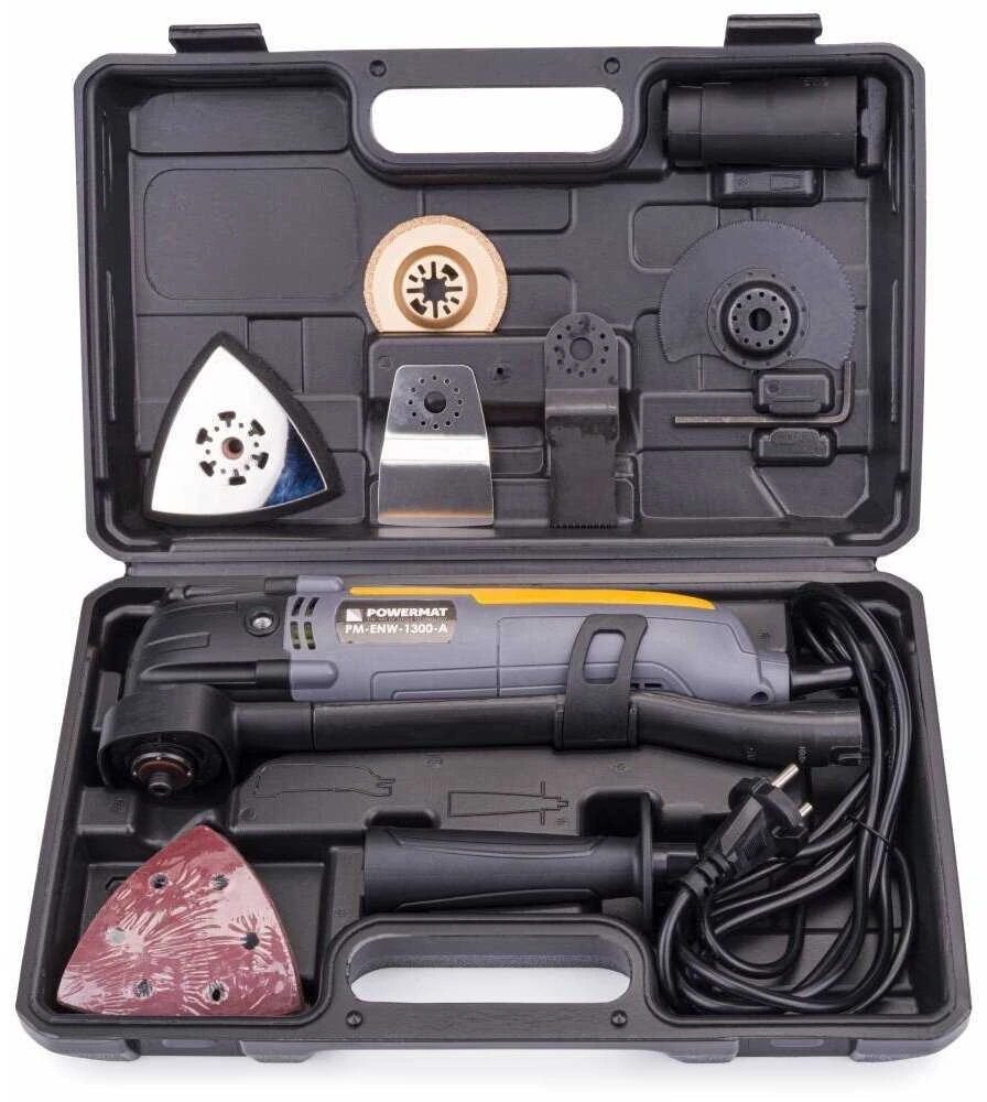 Daugiafunkcis įrankis / renovatorius / šlifuoklis POWERMAT PM-ENW-1300-A