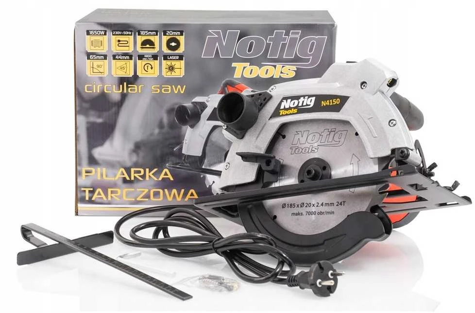 Diskinis pjūklas Notig Tools N4150, 185 mm, 1650W