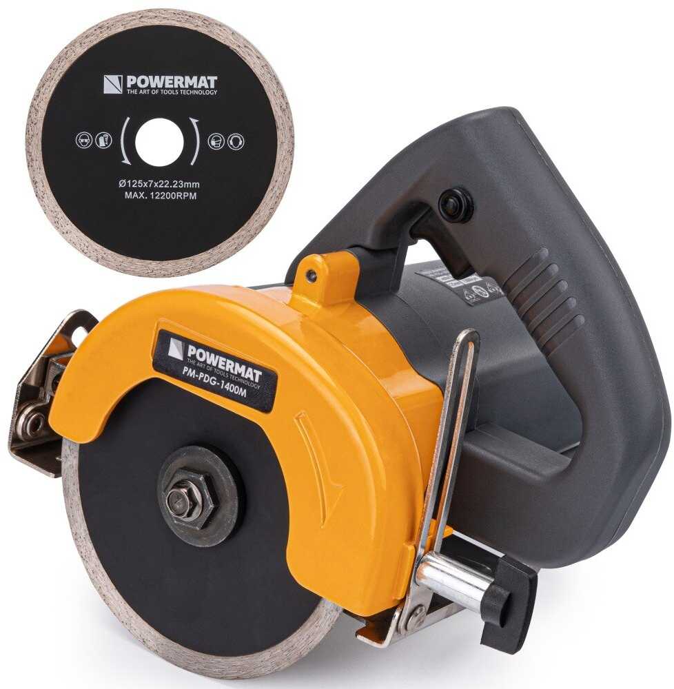 Diskinis plytelių pjūklas POWERMAT PM-PDG-1400M